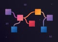 Sitemap. The branched map allows informing search engines about current website structure.